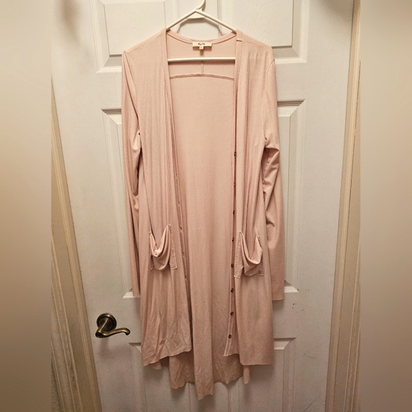Kye Mi Light Tan Cardigan - Picture 1 of 2